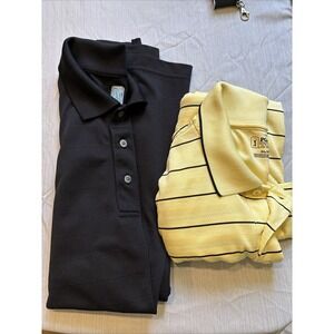 PGA TOUR Men's Black Performance Golf Polo Size XL, See Pics,Free Shirt Included